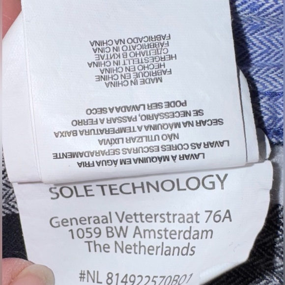 HSU Emerica Plaid Button-Up flannel the SOLE technology. Size M GUC - Picture 7 of 12